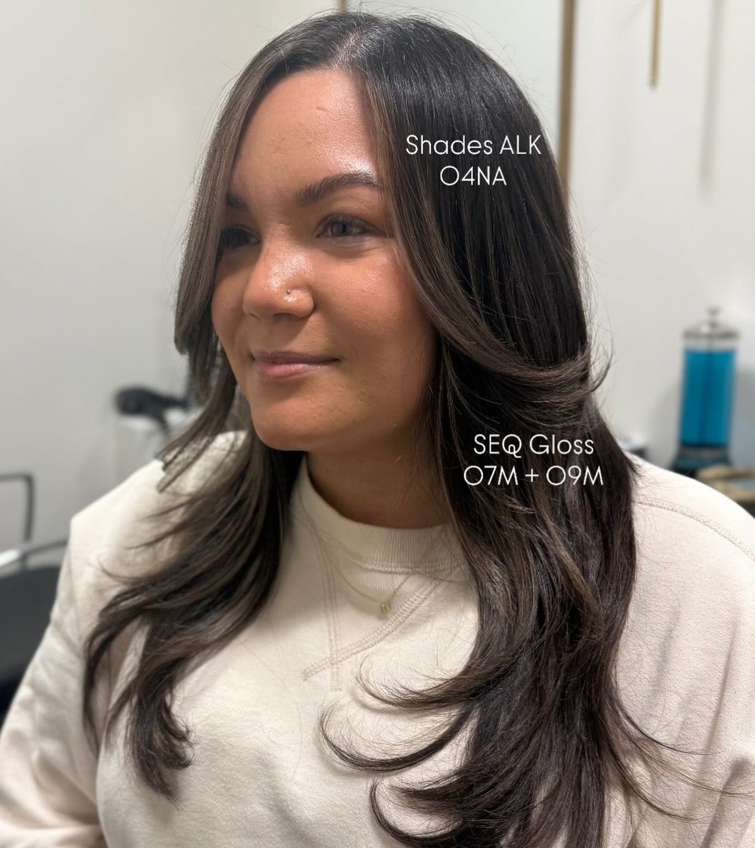 BerruAlakoc's tweet photo. Brunettes are having their moment! Swipe for formulas. Stylists: Get Redken Shades ALK ASAP. Clients: Ask for an ALK refresh for super shiny hair. Thanks for making my first evening at Willow Collective so memorable! https://t.co/M1IHZ33489