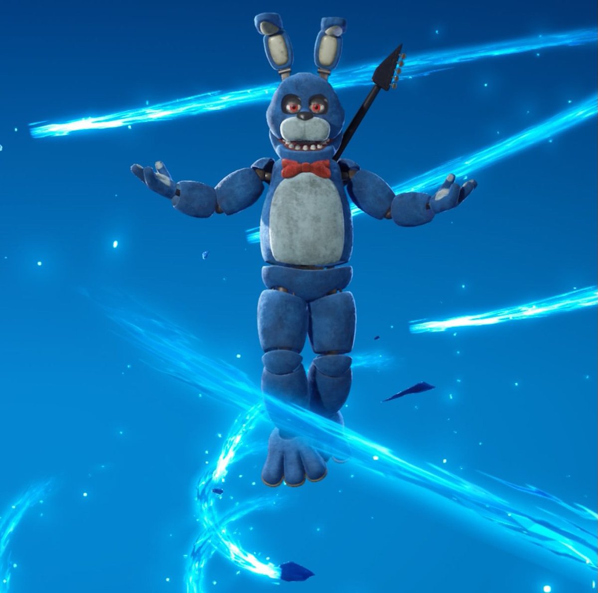 Alantheshark's tweet photo. Lore accurate Bonnie  #fnaf #Fortnite https://t.co/S6ukG7OLp0