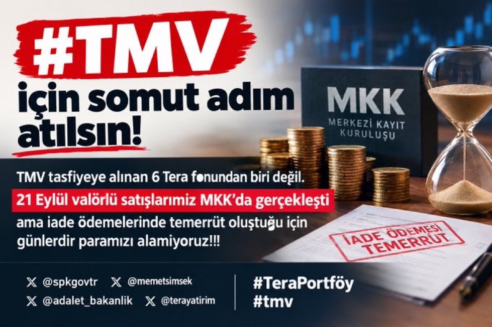 vlknszr's tweet photo. #TMVGündemeGelsin 
#TMVfonmagdurlarınıduyun 
#CevdetYılmazAnaPara 
#AnaParaGüvencesiVerilsin 
#AnaParadaDevletGüvencesi 

@RTErdogan @_cevdetyilmaz @oktay_saral 
@TanrikuluSalih 

#TMV ödemeleri bekliyoruz https://t.co/pqKOeLkhcv