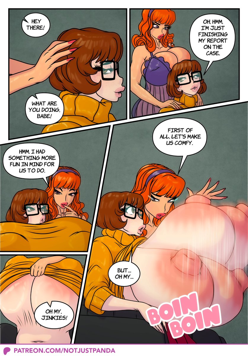 NotJustPanda's tweet photo. 🎃"Possessed" a Daphne and Velma story Page 3👻
If you wanna read more I just post Page 7 and 8 over so go check it out 👇 https://t.co/EZRT6h2Ld5