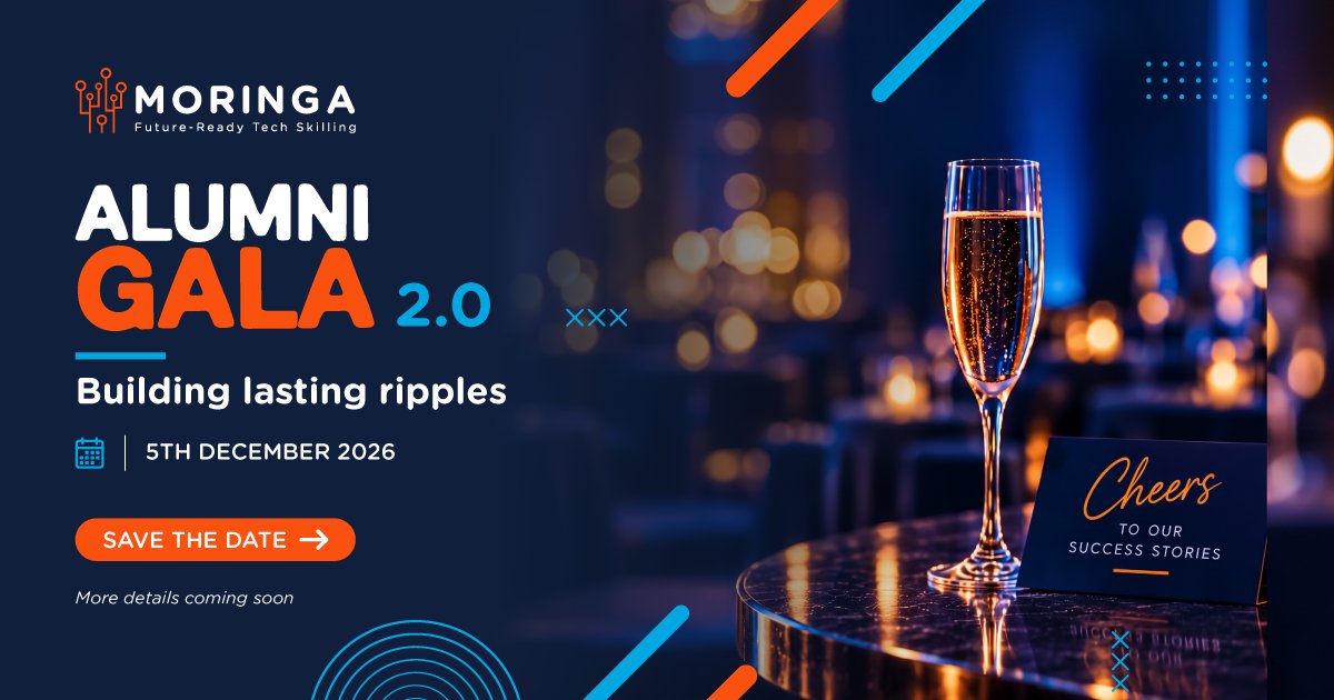 moringaschool's tweet photo. The night is coming back. ✨

The #MoringaAlumniGala 2.0 will be happening on 5 Dec 2026.

This year, we’re celebrating the connections, journeys &amp; impact that continue beyond the classroom as we come together to Build Lasting Ripples.

Save the date. More is coming. https://t.co/wRBKV9aHN5