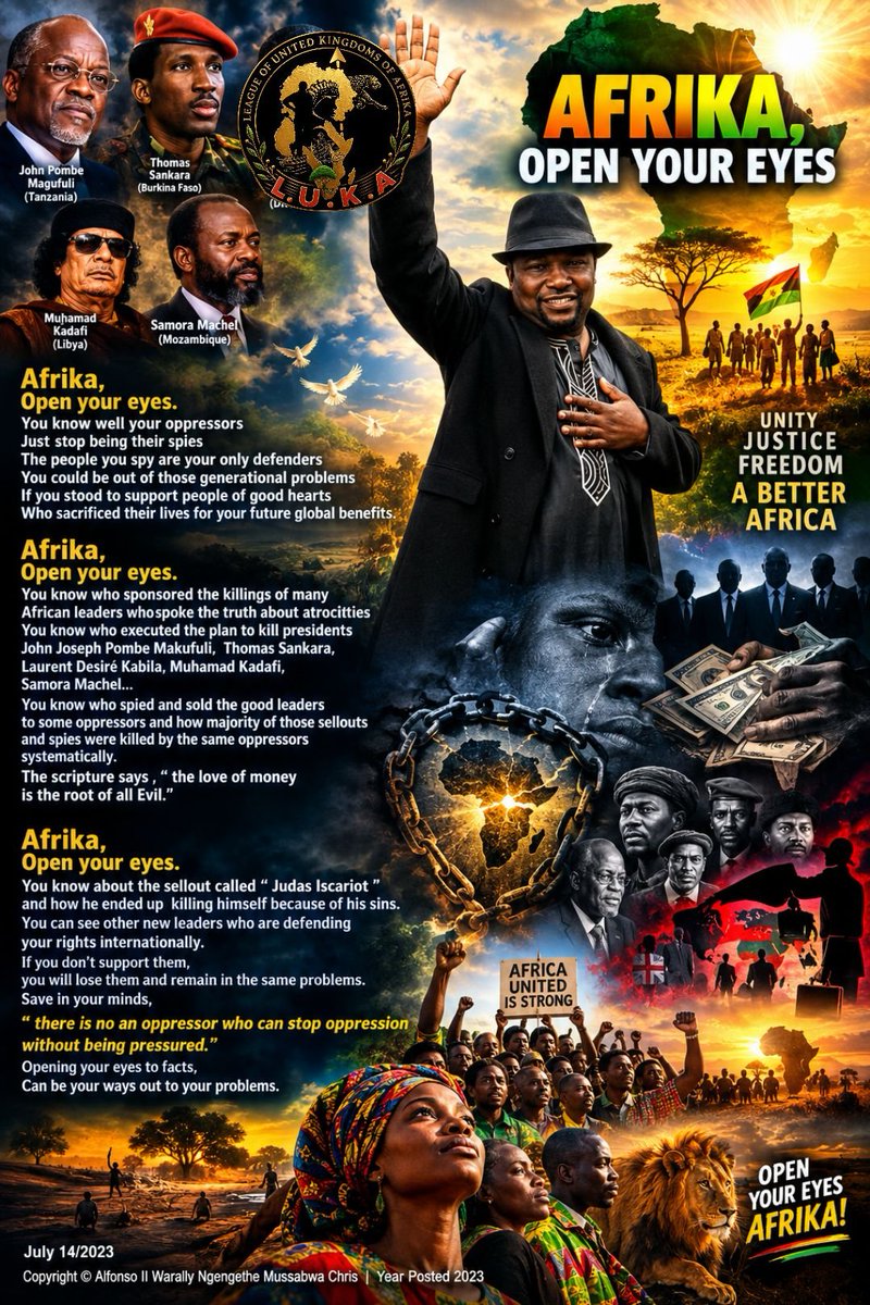 africa_up's tweet photo. #Poem : Afrika, Open Your Eyes
#AfricaUpMedia24
#AfricanUnity
#africanpoetry
@EU @SADC_News @Julius_S_Malema @AUC_MoussaFaki @JDMahama @KingChimbalanga @CapitaineIb226
#AfricanUnion https://t.co/oZPx4G0E8J