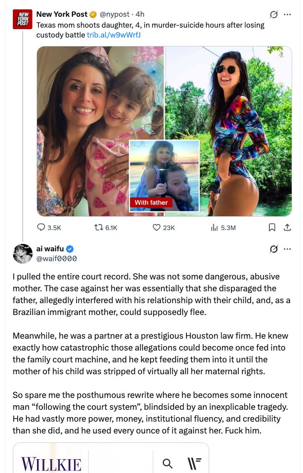 Indian_Bronson's tweet photo. I actually think the worse of the two parents is the one that decided to kill their own child https://t.co/HGNvwS6BAL