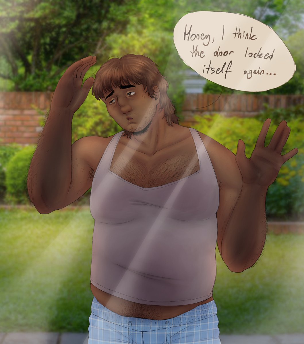 AshTheFool's tweet photo. some (really old) Arnold sotm art https://t.co/JCscQC2wYS