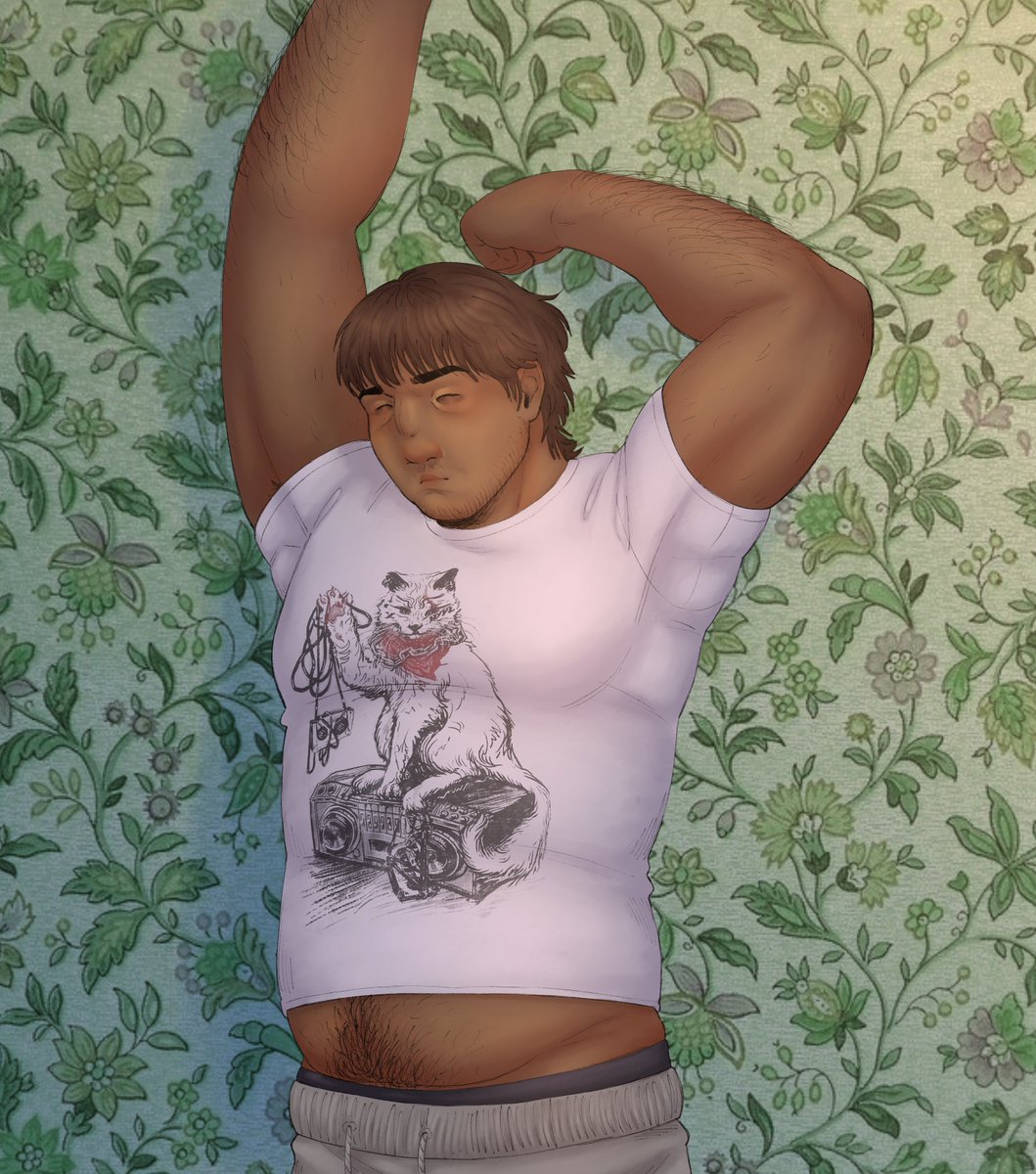 AshTheFool's tweet photo. some (really old) Arnold sotm art https://t.co/JCscQC2wYS