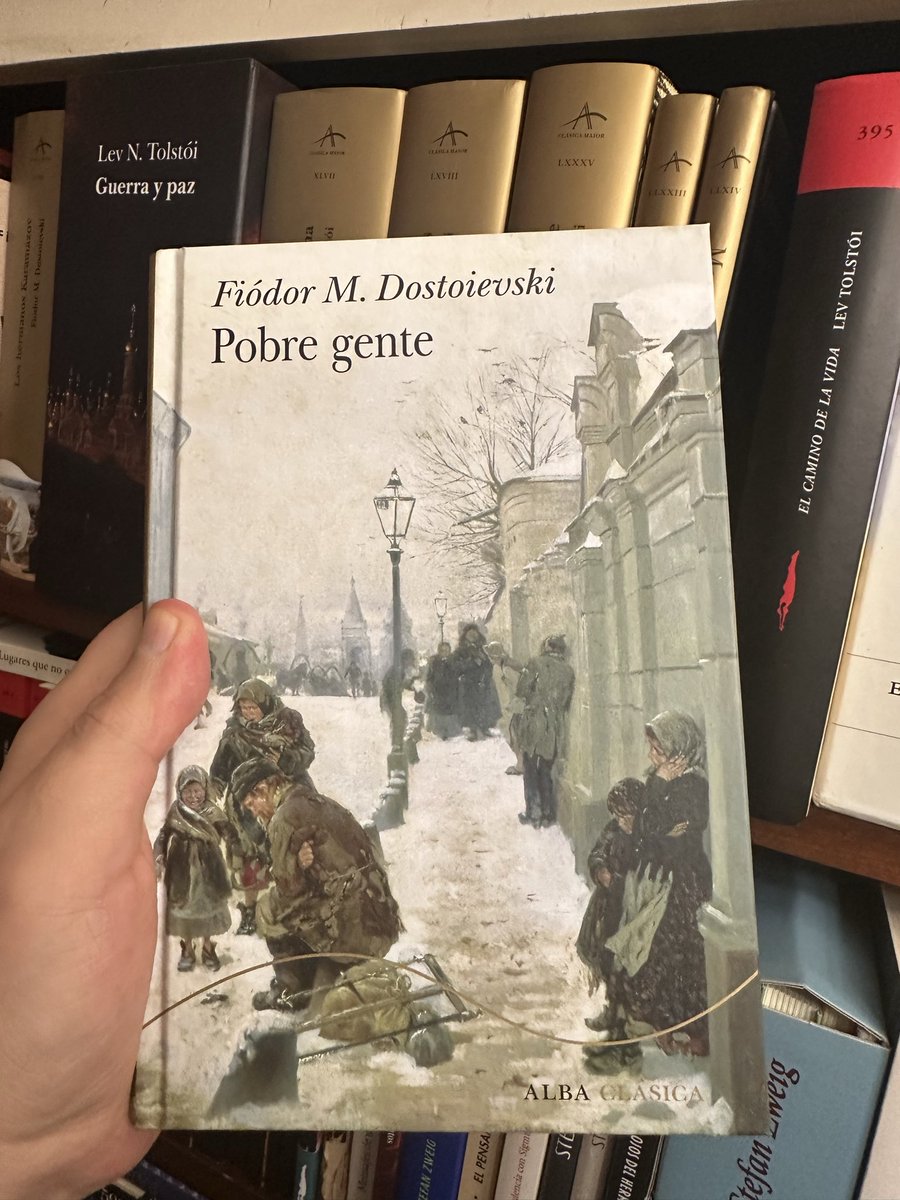 julioBG32's tweet photo. Ya se encuentra el libro “Pobre gente” de Fiódor Dostoievski, en la editorial Alba Clásica. Lo comento para los aficionados a esta editorial, entre los que me incluyo, debido a la calidad de sus publicaciones. https://t.co/h69NgqpDTs
