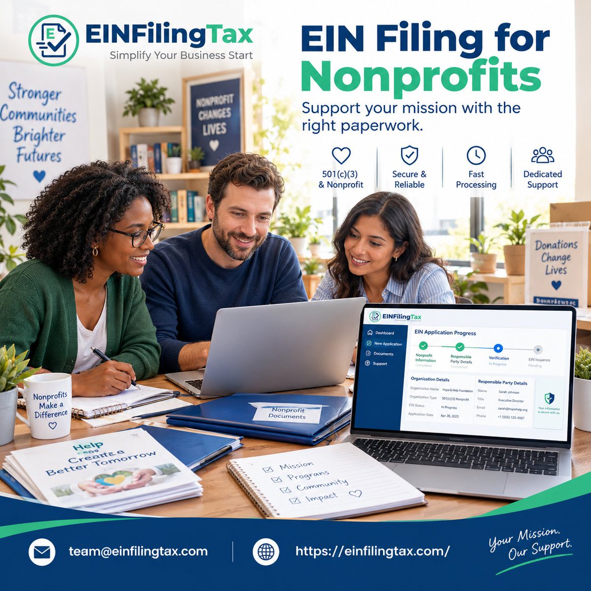 eINfilingtax123's tweet photo. ๐Quick EIN Setup Anywhere!
Starting a business doesnโt have to be complicated. With EinFilingTax, complete your EIN application online with a simple process and professional supportโwherever business takes you.๐ผโจ
๐Website: https://t.co/Pry7VEFncw
#EinFilingTax #EINApplication https://t.co/dQKGY8hbN7