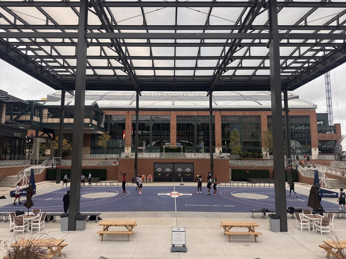 IUColumbusMBB's tweet photo. It takes what it takes. The work is the work! And this group works!

Thankful to @pacers for tremendous hospitality is hosting our practice at their Bicentennial Unity Plaza. We love this game!  🦁 🏀 https://t.co/U2JpGADbs3