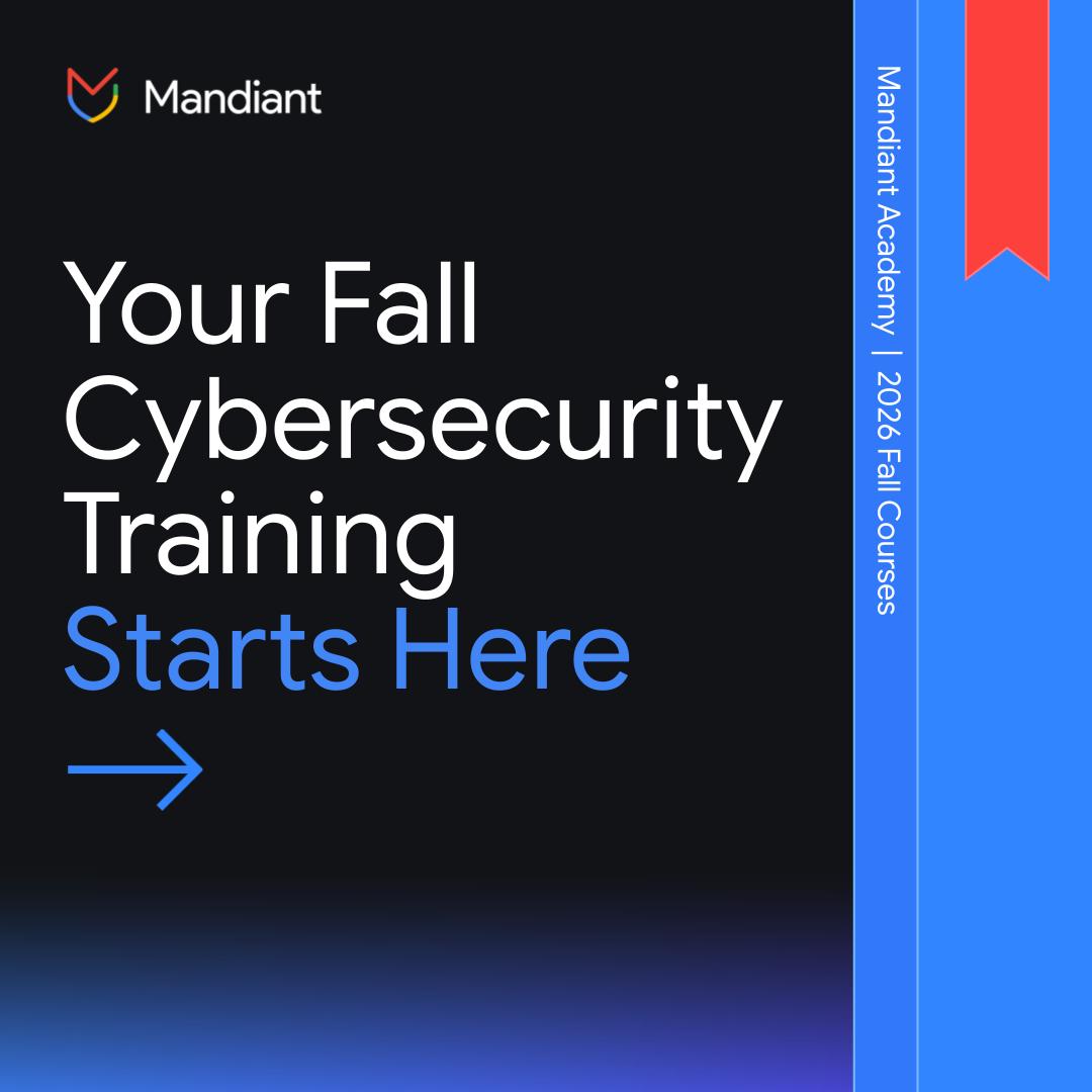 Mandiant's tweet photo. School is back in session 📚

Level up your security game with refreshed Mandiant Academy courses. Explore the catalog and sign up today ⬇️ https://t.co/g207YG03JT