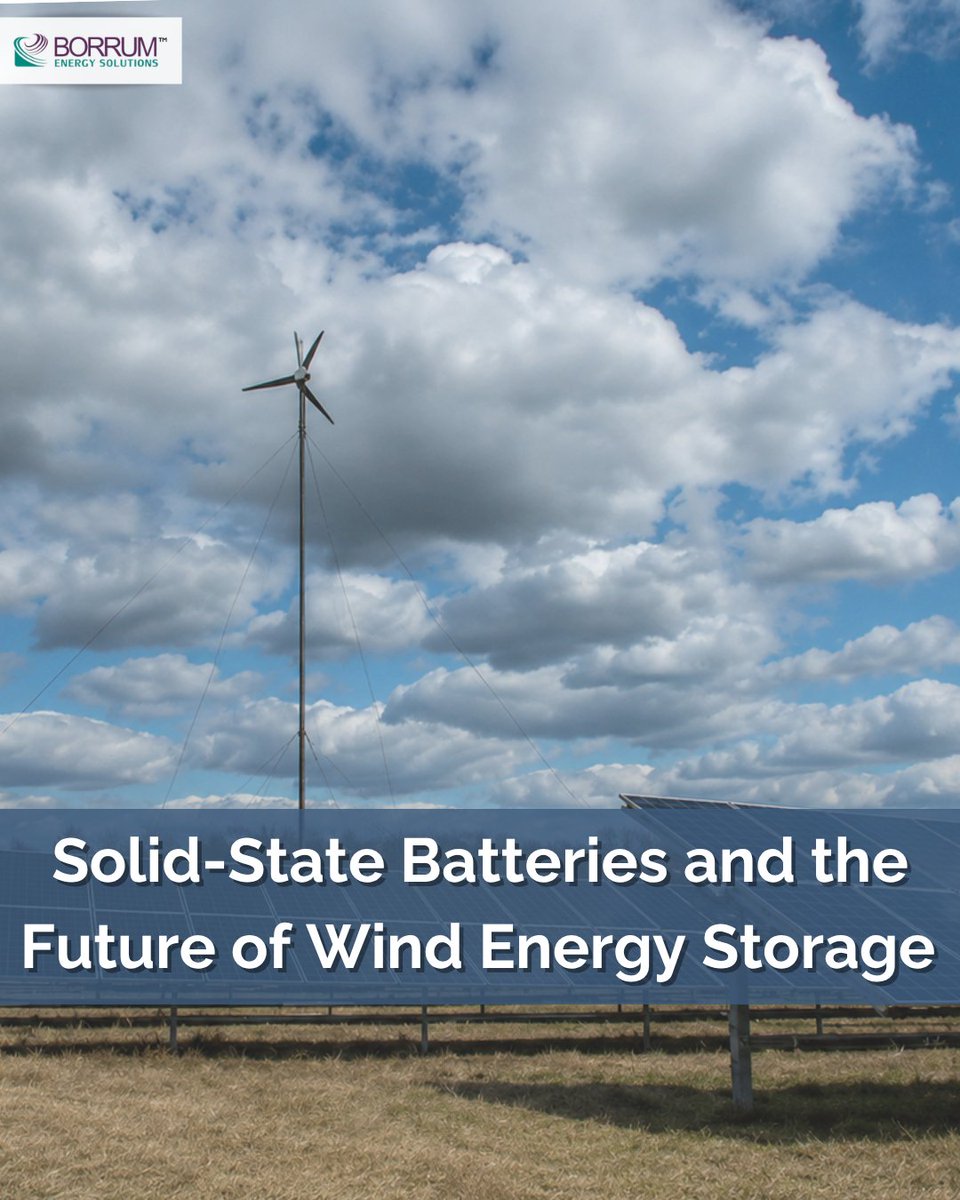 Borrum_Energy's tweet photo. Is the era of the lithium-ion battery coming to an end?
Learn about the benefits of the soild-state battery and how it can improve the future of sutstainable energy.
🔗Read the full blog: https://t.co/OxlMzEkz37
#WindEnergy #Microgeneration #sustainability #ecofriendly https://t.co/peAxStjFkw