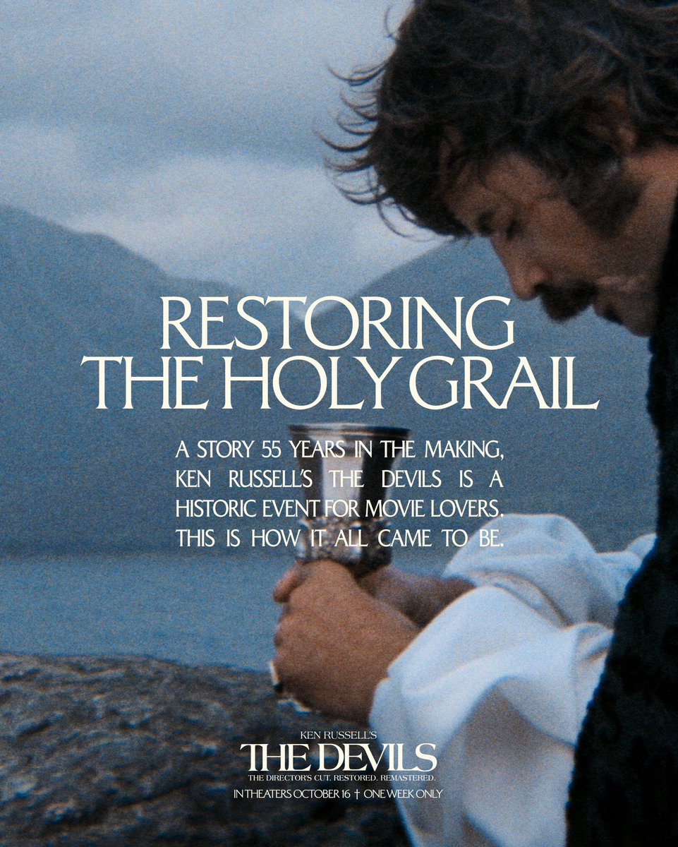 clockwork_wb's tweet photo. In two weeks, the Holy Grail — uncensored and restored — comes to theaters. 

Get tickets now for KEN RUSSELL’S THE DEVILS: https://t.co/RP4YhCOsxW https://t.co/ORVAADp1sg
