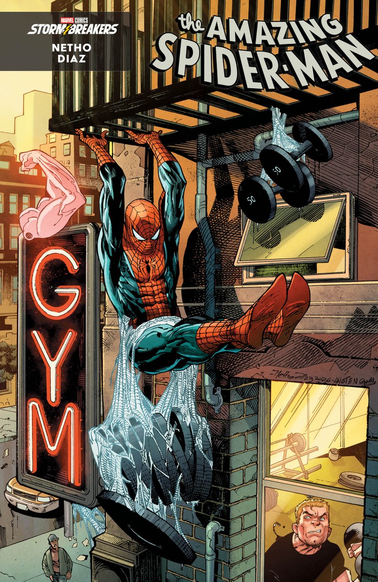 MarvelComicsHQ's tweet photo. Flex on ‘em!

This November, Marvel’s Stormbreakers send Marvel’s fittest heroes to the gym in new Workout Variant Covers! 🧵⬇️💪

Covers: Luciano Vecchio, Simone Di Meo, Jonas Scharf, Netho Diaz https://t.co/7QS6COAUuu