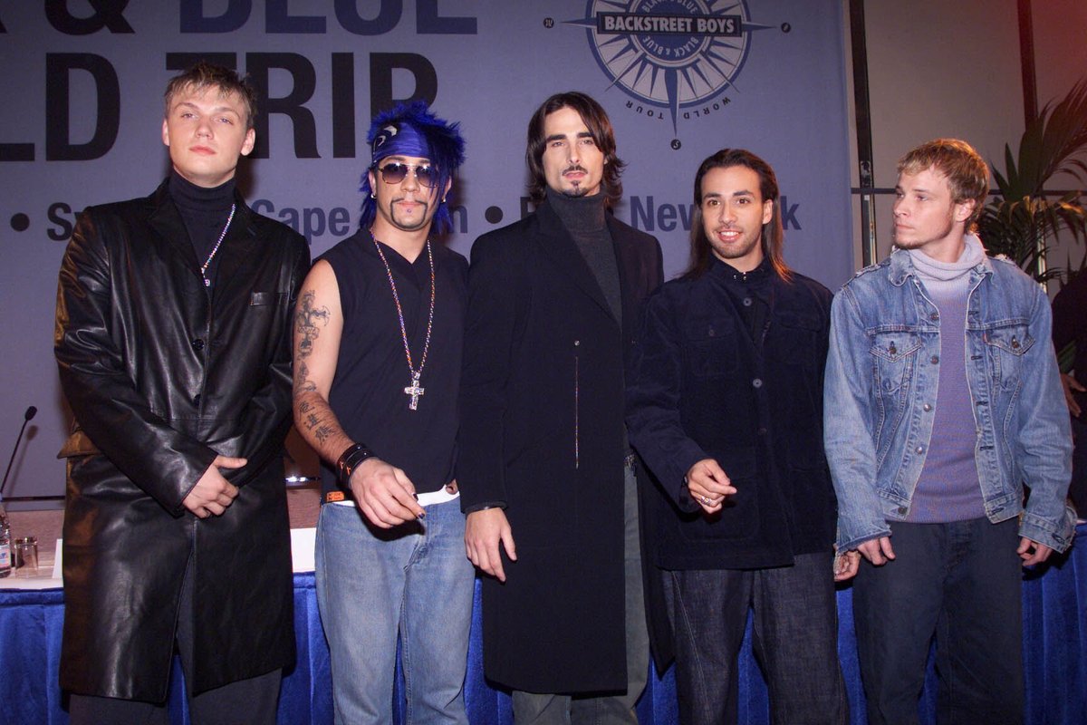 JumpOttawa's tweet photo. A Look Back: The Backstreet Boys Celebrate 25 Years of Black &amp; Blue [WATCH]: https://t.co/suxQiUHQnm https://t.co/HgI2HO1CLP