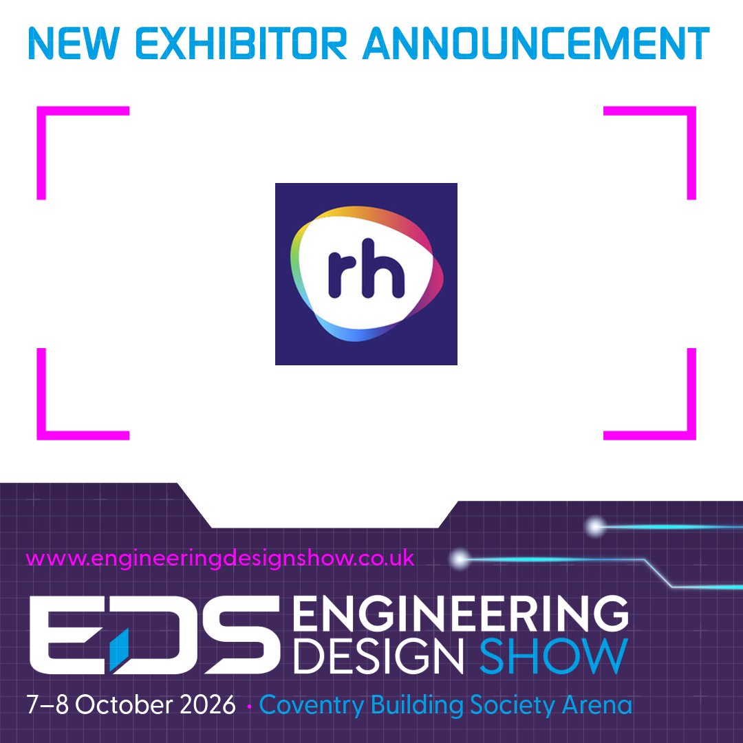 EngDesignShow's tweet photo. Looking forward to welcoming RHTI to The EDS 2026!

RHTI brings specialist engineering products, services and technical expertise to organisations developing and manufacturing innovative products. 

Register for free today: https://t.co/1SkB8WEZVN https://t.co/BYMbuTEUdI
