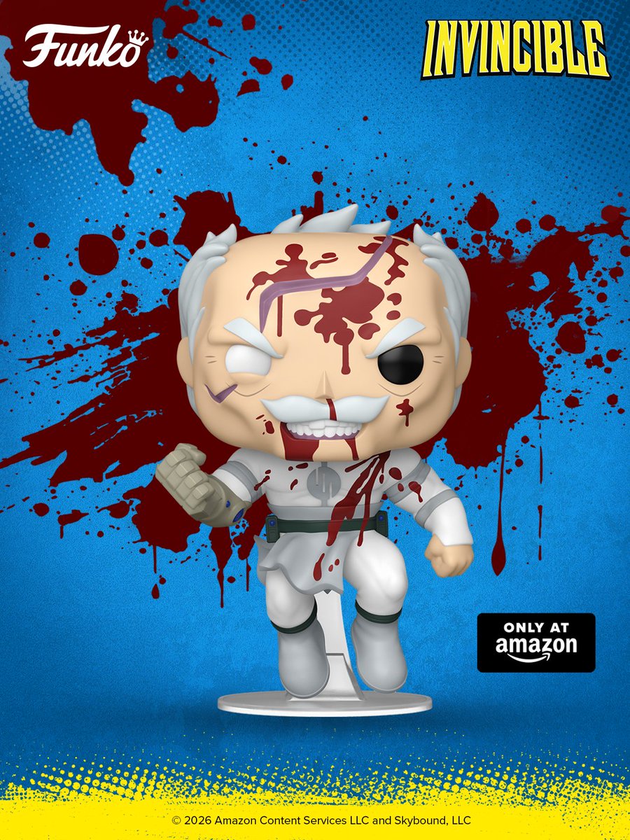 OriginalFunko's tweet photo. We could really use Invincible right about now 😅 Face fearsome new foes like POP! Thragg, POP! Conquest, and POP! Dinosaurus in your Invincible collection!

https://t.co/v7xpSLAgx1 https://t.co/CfbczQSeXv