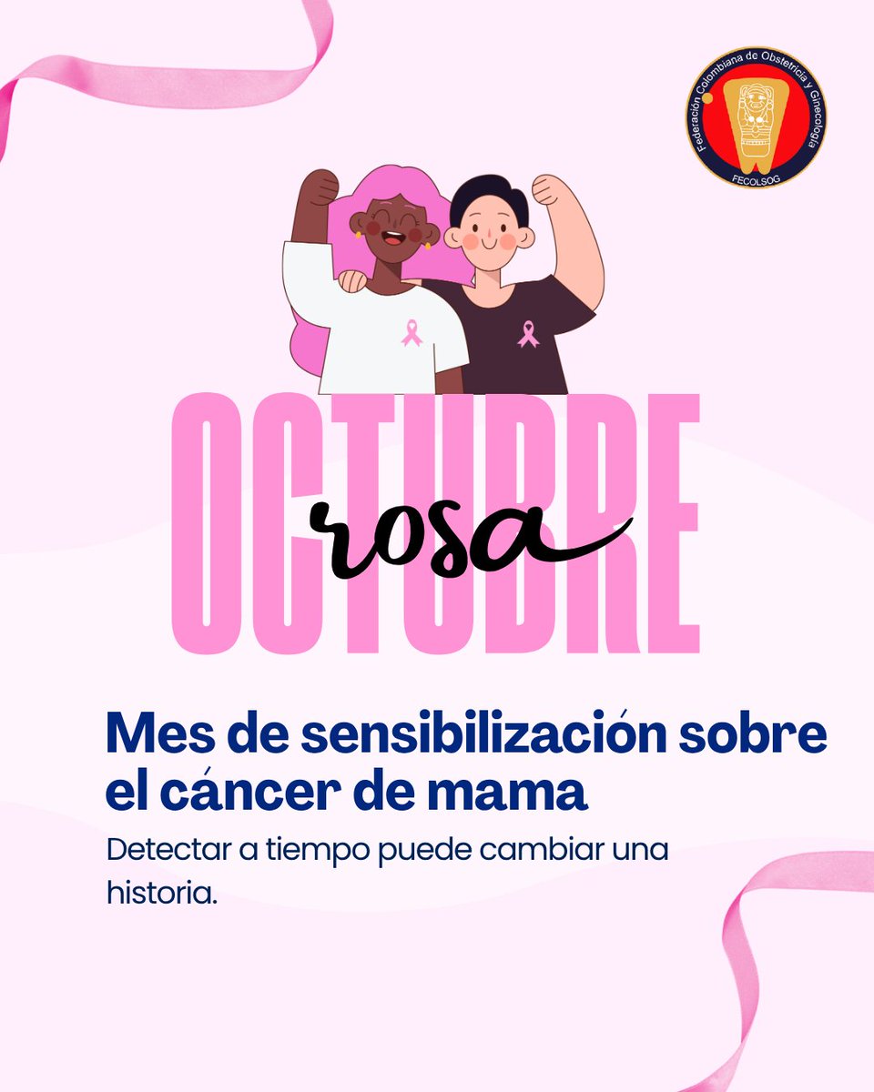 fecolsog's tweet photo. 🎀 Octubre Rosa

El cáncer de mama continúa siendo uno de los principales desafíos para la salud de las mujeres.

La detección temprana, el diagnóstico oportuno y el acceso a una atención adecuada son fundamentales.

+ https://t.co/juUqr0NaIY