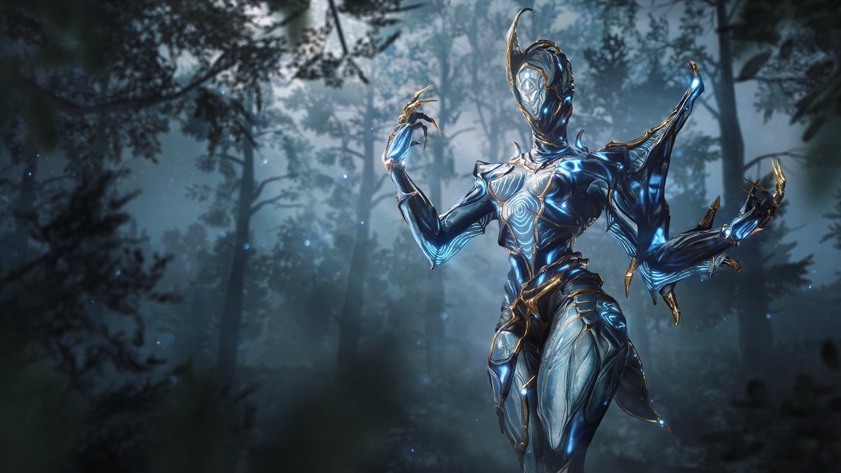 PlayWarframe's tweet photo. The free Banshee Login Reward is still live until October 7!

Take her new Rework for a spin, or supplant her Skin (and Sentinel) with spooky stylings from the Banshee Threnodia Collection. https://t.co/NCUhmYUd3N https://t.co/qWnjBYMyTm