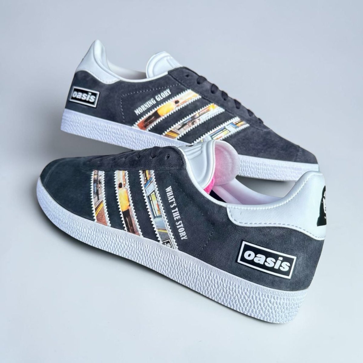 ADIDASHULL's tweet photo. Oasis 2027? We’ve got you covered.

Adidas Trainers x Oasis Inspired.

Check out our designs on our website! All limited edition.

Amazing gift idea - https://t.co/nwEuluQXur

#Oasis #Liamgallagher #Britpop #Adidas @FasilBalti @roundarway @OasisArchives @OasisMania @RevsJr https://t.co/vm015HZX8W