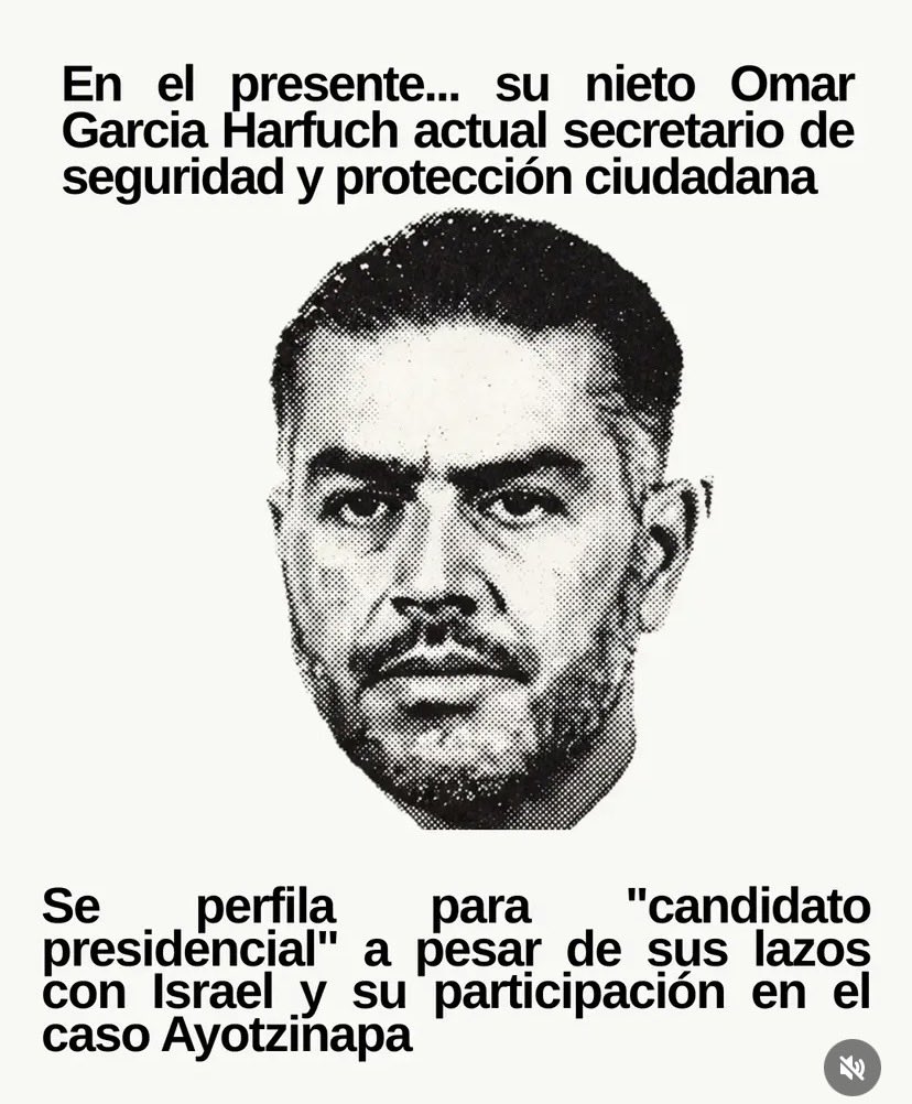 ogeomovs's tweet photo. Claudia Sheinbaum continuando con el legado de impunidad en los crímenes de Estado, desde el 2 de octubre del 68 hasta Ayotzinapa. 
¡Investigación a Omar García Harfuch por su participación en la construcción de la verdad histórica! https://t.co/wW2toEAbma
