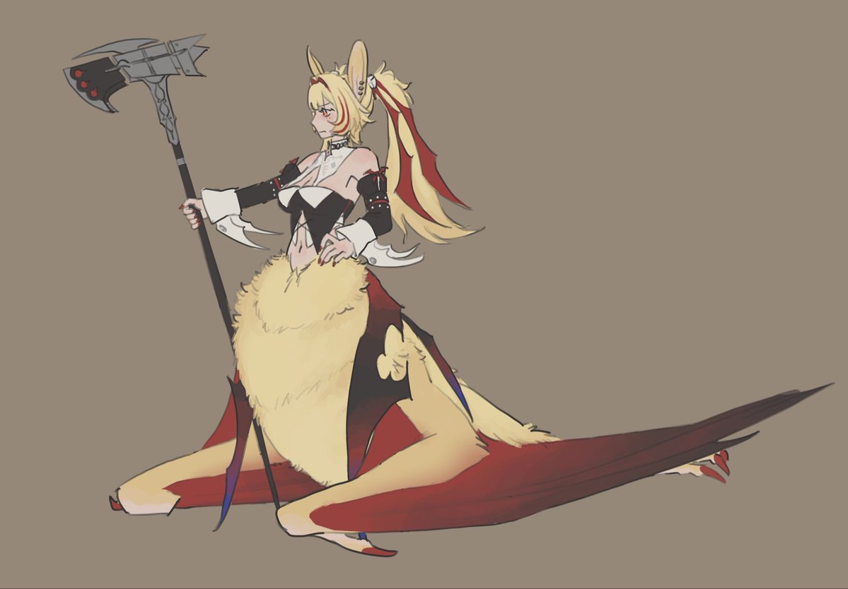 AntlersPotato's tweet photo. Something something spectral bat-taur(?) Claret

#claret #zzzeroㅤ https://t.co/WMKSet9uMF
