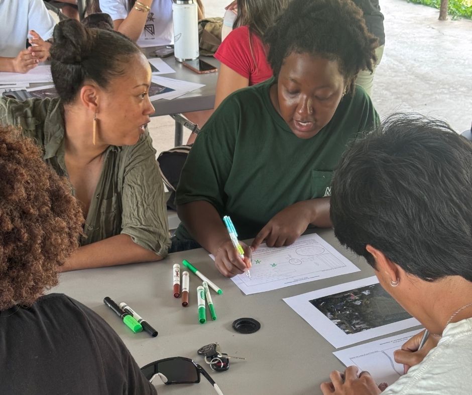 FireScienceGOV's tweet photo. Māʻo Farms Feʻe Interns joined the Pacific Fire Exchange for a wildfire mitigation workshop to explore risks, resources &amp; actions to reduce fire potential on farms across Oʻahu.

What an exciting opportunity to connect with and learn from the next generation of land stewards! https://t.co/7wfiyVtXlj