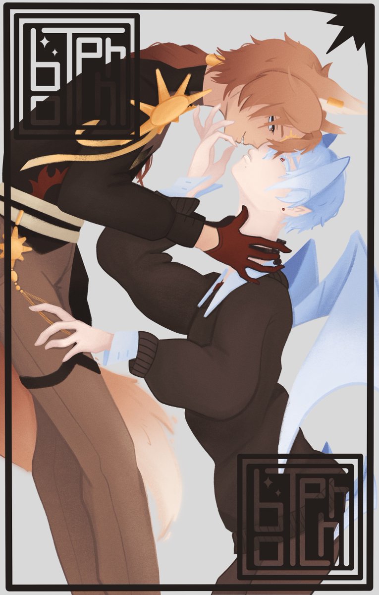 _Botenn's tweet photo. Drawing for a friend of mine 🖤 
I love their OCs so much !!
.
#artmoot #OC https://t.co/sxKqk5epyM