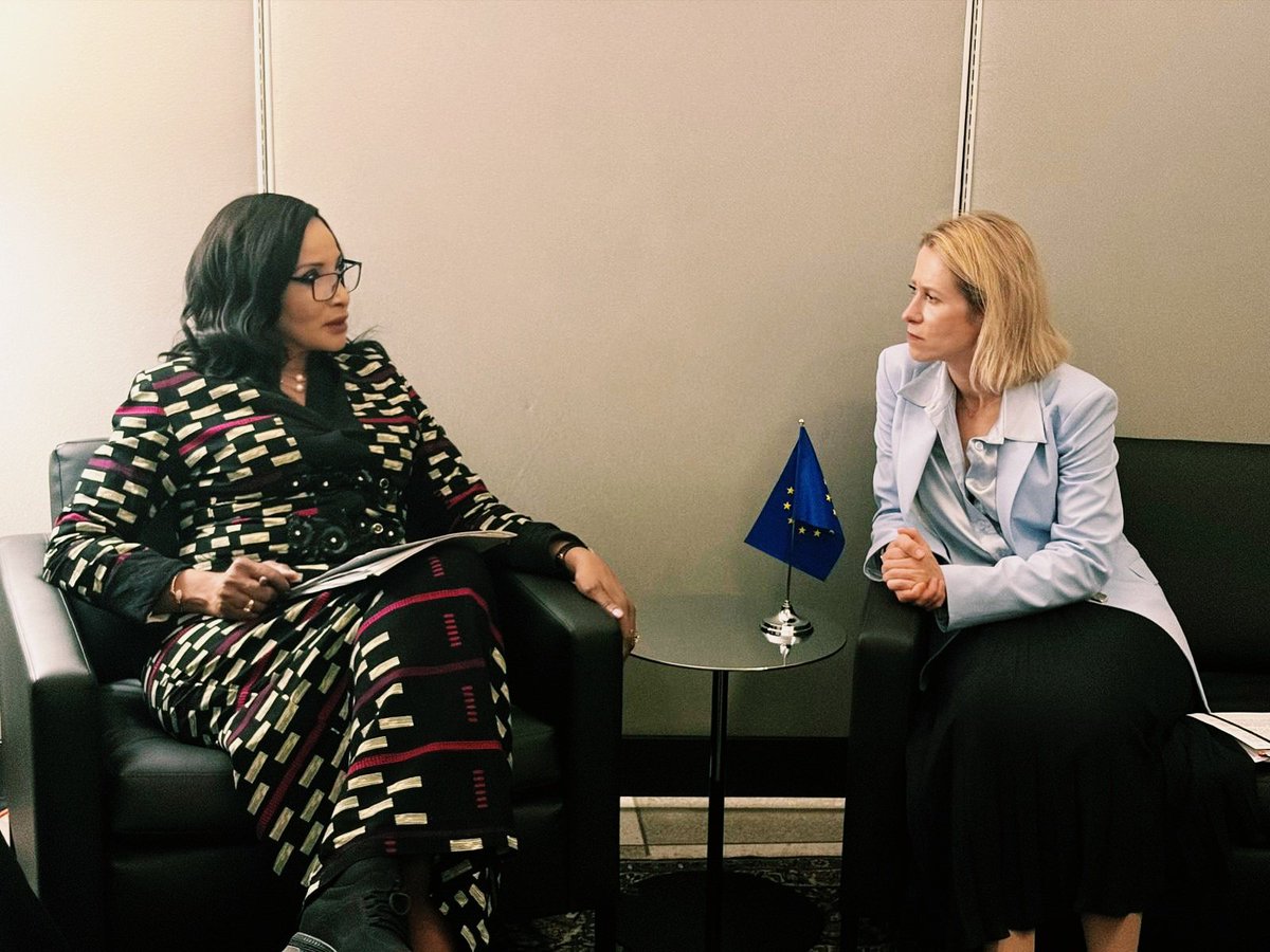 tvcnewsng's tweet photo. PHOTOS: Nigeria, EU Discuss Migration, Skills Mobility, Trafficking at UNGA 81

Nigeria’s Minister of Foreign Affairs, Bianca Odumegwu-Ojukwu, has met with European Union Vice-President and High Representative for Foreign Affairs and Security Policy, Kaja Kallas, on the sidelines of the 81st United Nations General Assembly in New York.

Disclosing the details of the discussions on Friday, Mrs Odumegwu-Ojukwu said it was focused on migration and legal pathways, skills mobility, combating trafficking, rebuilding post-conflict communities, return and reintegration, and strengthening the Nigeria-EU migration partnership.

Credit: X| Ojukwu_Bianca
