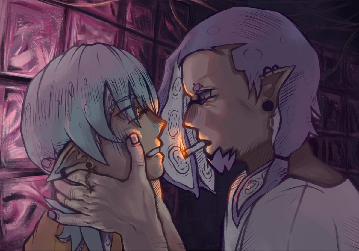 Artyneko_'s tweet photo. I'm actually malding that I didn't make any art for the disspair anniversary I'm still stuck on this damn drawing https://t.co/re1W9ujuj6