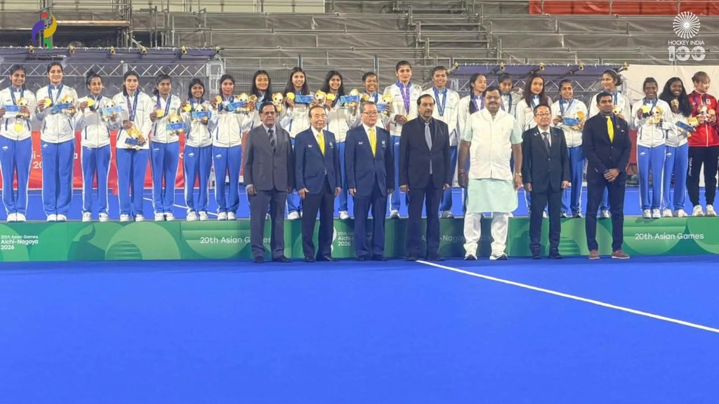 annamalai_k's tweet photo. Heartiest congratulations to our Indian women’s hockey team for clinching the Asian Games Gold after 44 years.

This phenomenal triumph and direct qualification for the 2028 LA Olympics has made the entire nation immensely proud. We salute the team for their absolute grit, unmatched resilience, and historic glory.