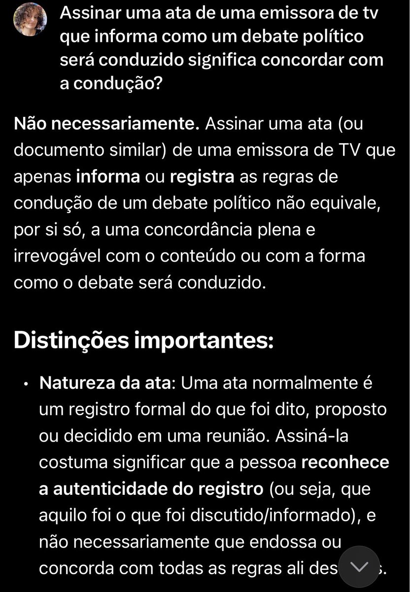 femsemfiltro's tweet photo. @grok mas você acabou de me responder "não necessariamente", decida https://t.co/o6qmN2FcU1