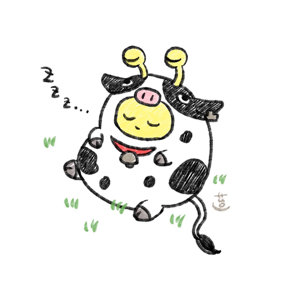 0Kxk4hr's tweet photo. 🐄 #絵ねごりくん https://t.co/xm6bS2bTa1