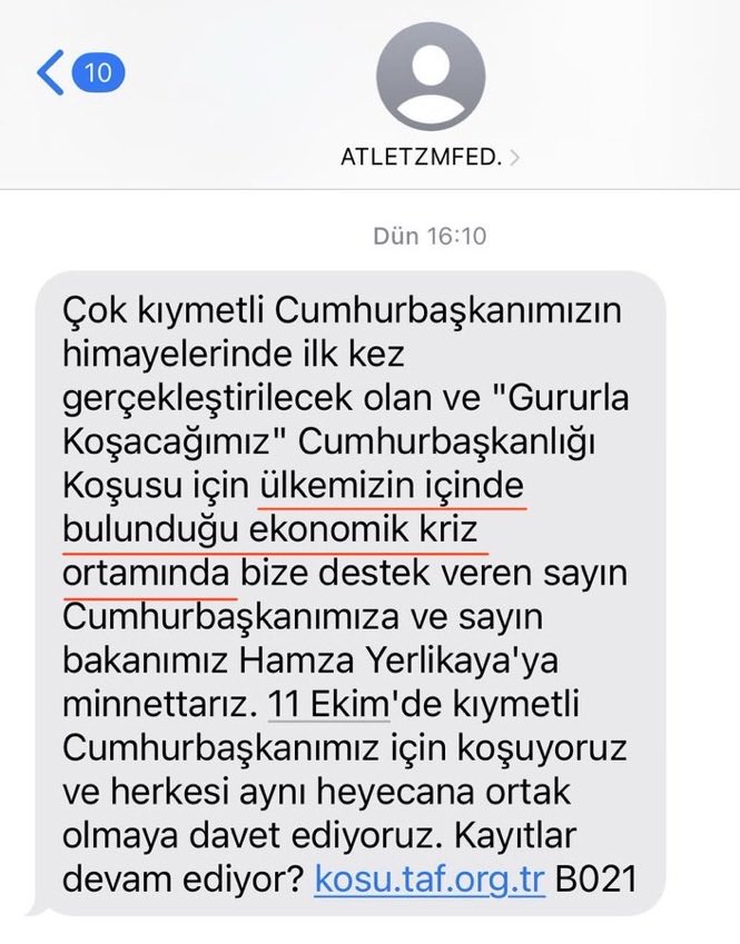 zeylif36's tweet photo. Sayın Cumhurbaşkanımız’ın himayelerinde ekonomik kriz olduğunu iddia eden ve bu mesajı herkese gönderme rezaletinde bulunan Atletizm Federasyonu başkanı ve yönetimini derhal istifaya davet ediyoruz.@TRAtletizm @OA_BAK @hamzayerlikaya https://t.co/24CgjeOWd0