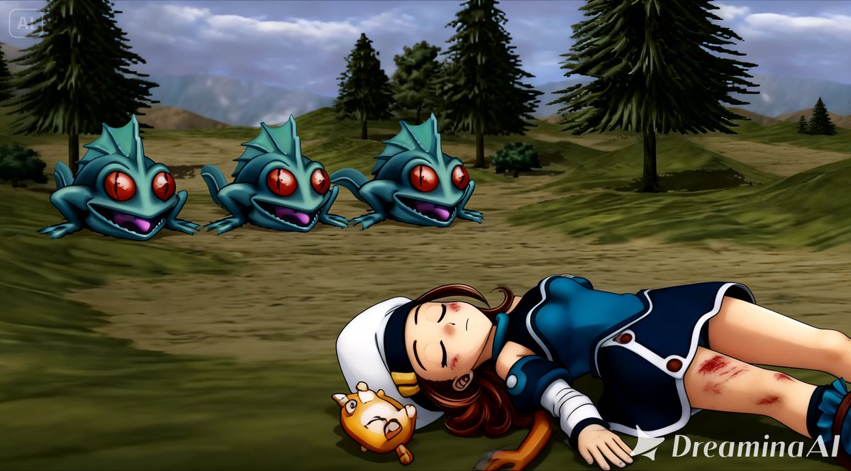 prasetya_j93824's tweet photo. Millie ミリー Suikoden 2 幻想水滸伝II is Losing to some enemy frog Game Over Ryona リョナ. This Classic game is one best Of RPG Ever. Hope there is full Remake game to improve graphics #konami #rpggame #ryonas #playstation1 #runemagic https://t.co/5JOWsRNiA3