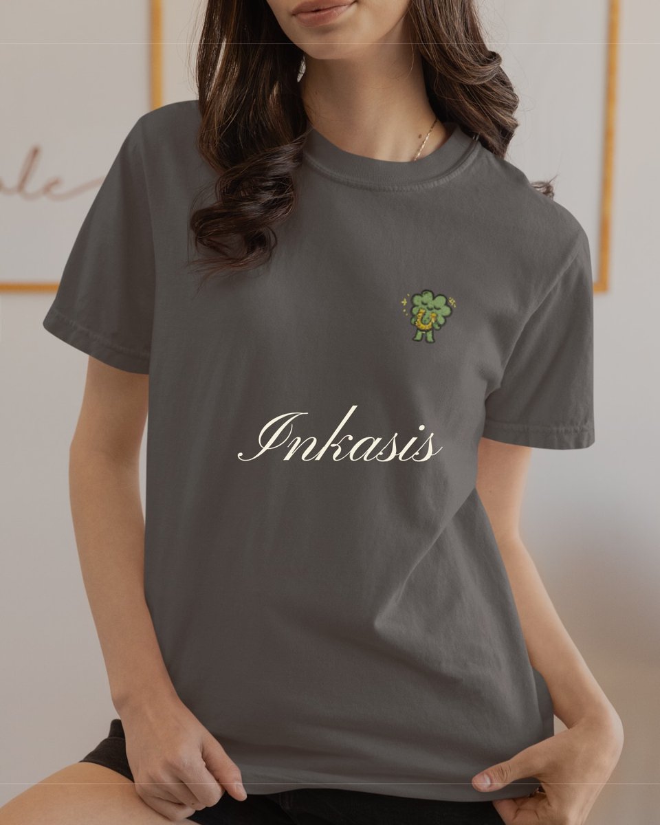 __Jeeh_'s tweet photo. Make your own luck. Quiet confidence and everyday rituals for calm mornings and lucky days. Which four-leaf clover design feels like you? Save your favorite. Inkasis. Shop the collection on Etsy. https://t.co/b7ilYmgM3g