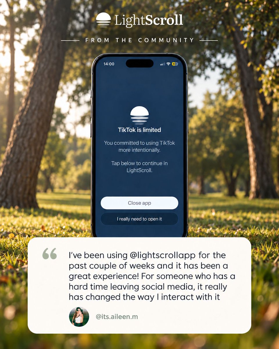 LightScrollApp's tweet photo. This is exactly why we built LightScroll. 🧡 

Thanks for sharing. https://t.co/UkK3T3zg5W