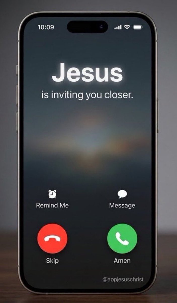 appjesuschrist's tweet photo. Jesus is Calling you closer, Amen. https://t.co/ijLLyu64Ho