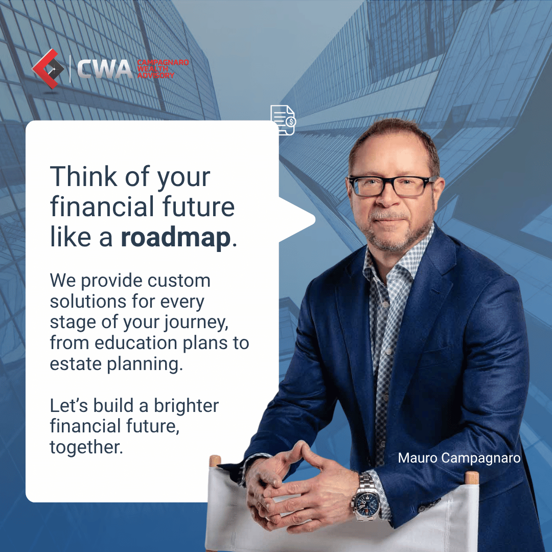 CWAC_ca's tweet photo. Where do you want your financial decisions to take you?
A financial roadmap can help you connect todayโs priorities with your longer-term goals.
Start the conversation with Mauro: https://t.co/taDAPKJjlt
#FinancialRoadmap #FinancialFuture #CampagnaroWealthAdvisory https://t.co/DUJ0y7caok