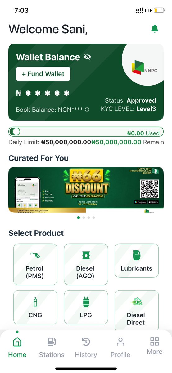 sanafs0's tweet photo. @NNPC_Retail
#NNPCRetailApp. https://t.co/MjnqjdN8rX