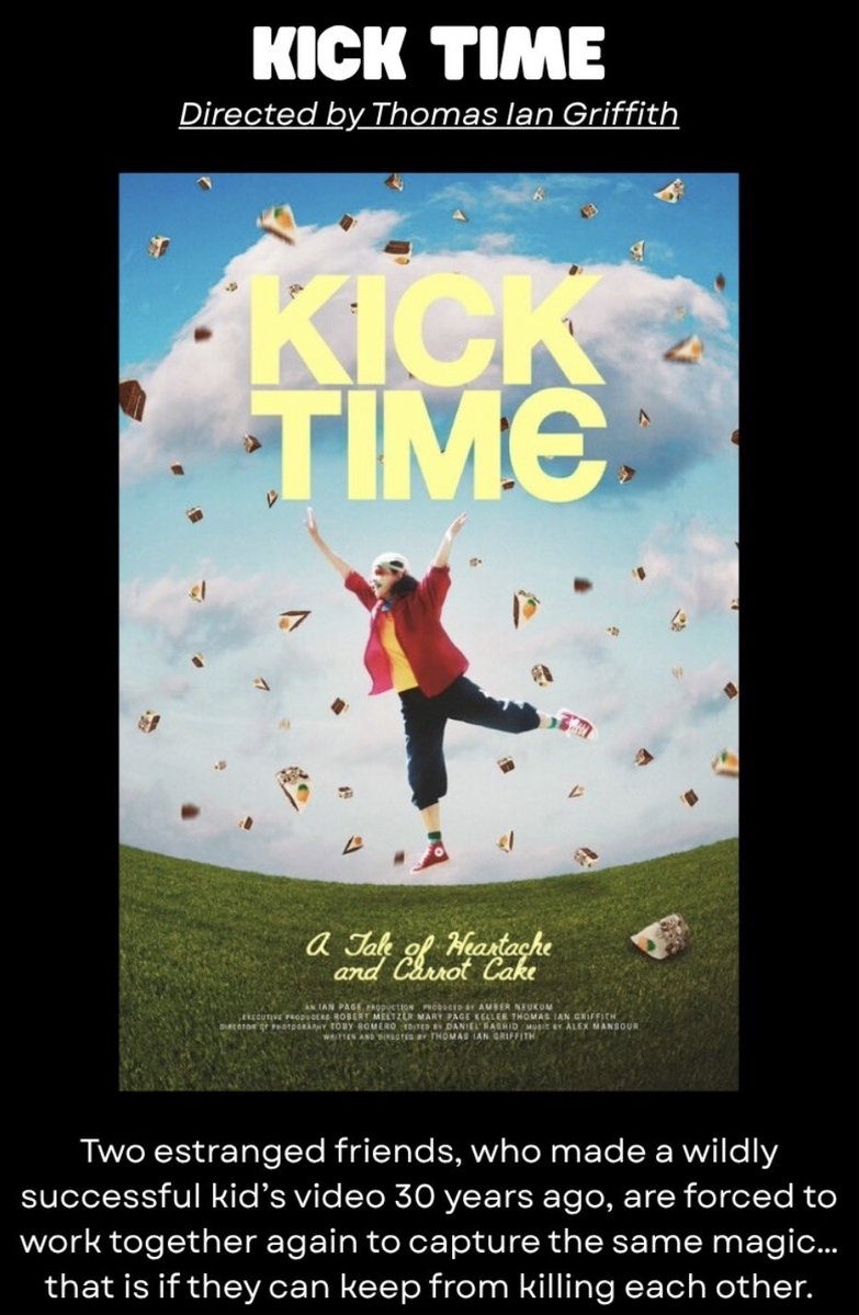 Mary__McCain's tweet photo. This is your friendly reminder that ‘Kick Time’ is screening tonight at 6pm at the Brightside.
And there is a Q&A session with filmmakers right after!
Have fun!🤩
#KickTime #ThomasIanGriffith #MaryPageKeller #RobertMeltzer #HaHaHarvestComedyFest #ShortFilms https://t.co/nzEyVPXtAs