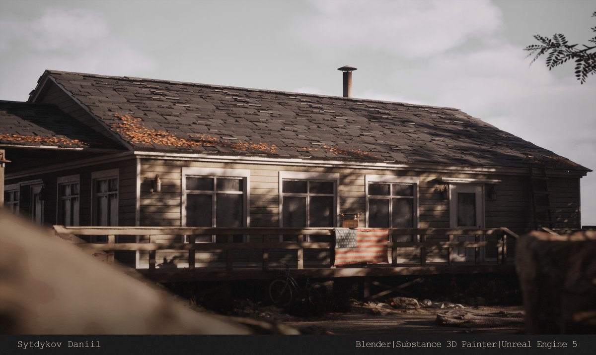SSD_puzo's tweet photo. LMAO, I just noticed now that the flag is upside down, what a shame... 🥲🥲🥲

Here's update 
https://t.co/KMFRroK2HL

#ue5 #3d #3dart #art #3denvironment #gamedev #unrealengine #blender #portfolio
#artstation #study https://t.co/iDmBzCivVS