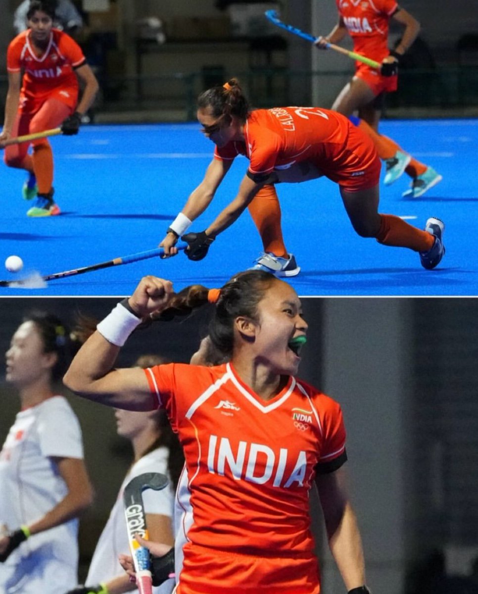 utkarshv13's tweet photo. Finally, that one medal I've waited all my life to see! 🥇❤️

After 44 long years, for the first time since the Delhi 1982, our women made it to the top of the Asian Games hockey podium.

What a match! What a fight! And our queens are going to the #LA2028 OLYMPICS! 🔥🙌🇮🇳 https://t.co/INdF8hQSB3
