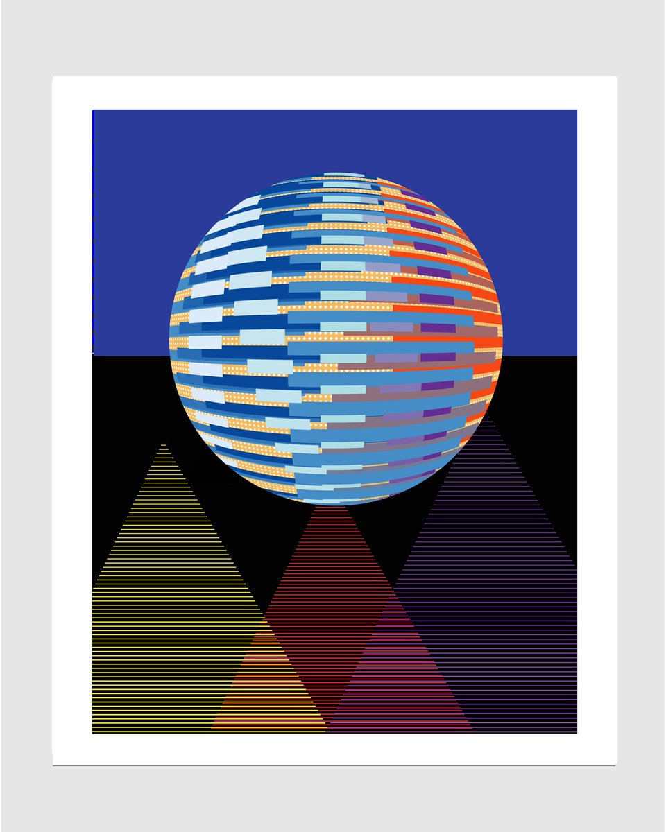 vivian_gallery's tweet photo. My very first Sphere â
âSphere of Structure.â
230 spheres later, I look back at the beginning.
#SphereArt #AbstractArt #NFT #VivianGallery https://t.co/SJiHG0WZ4J