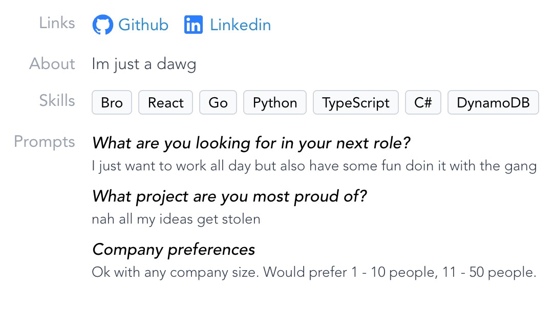 the1024th's tweet photo. Should we interview? (this is a real candidate's profile) https://t.co/HPq7Cs66kd