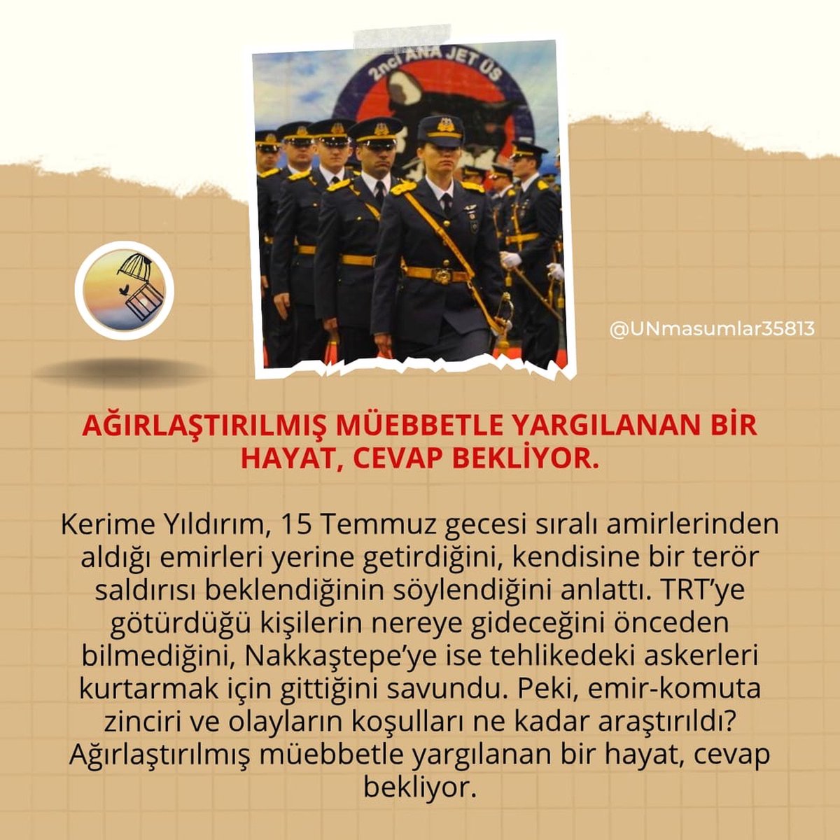 Hakk_Yolu27's tweet photo. 🕊️ BİR SES, BİNLERCE GÖNÜLE ULAŞABİLİR…
Bir RT'niz, bir yorumunuz yeter. Destek olur musunuz?

​Sıralı amirlerinin emirlerini yerine getiren, tehlikedeki askerleri kurtarmaya giden bir hayat cevap bekliyor!  
​
KerimeYıldırıma SesOl https://t.co/1hgE8E6fbL