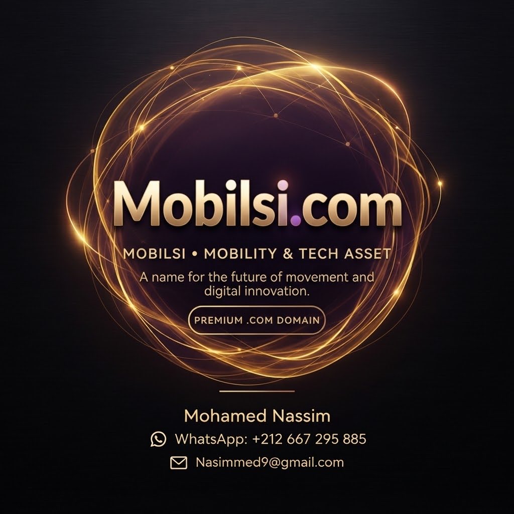 Nassimemohamed1's tweet photo. π https://t.co/RWTvnfE5he β Premium .com for Mobile & Tech
π± Mobile Apps
π Mobility
π» Tech Startups
β‘ SaaS & Digital
#Mobilsi #DomainsForSale #DomainNames #DomainInvesting #TechStartup #MobileApp #Mobility #SaaS #Branding #StartupNaming #TechDomains #DigitalAssets #Si https://t.co/VlLR7Ioh98