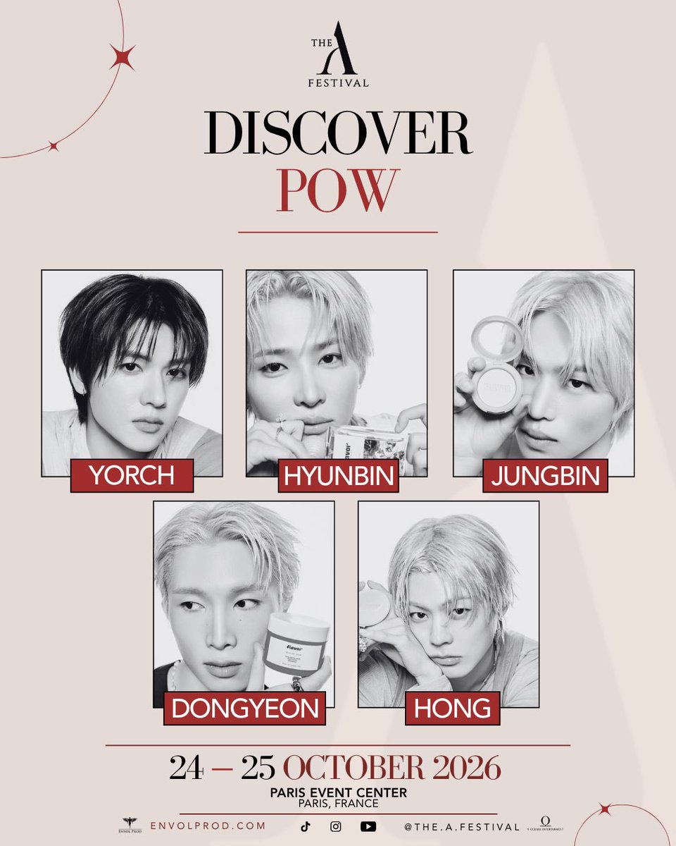 TheAFest's tweet photo. Get to know #POW (@POW_grid) a little better. 

Five members, five personalities — before we meet them in Paris. ❤️ https://t.co/HZUTmGWsVQ