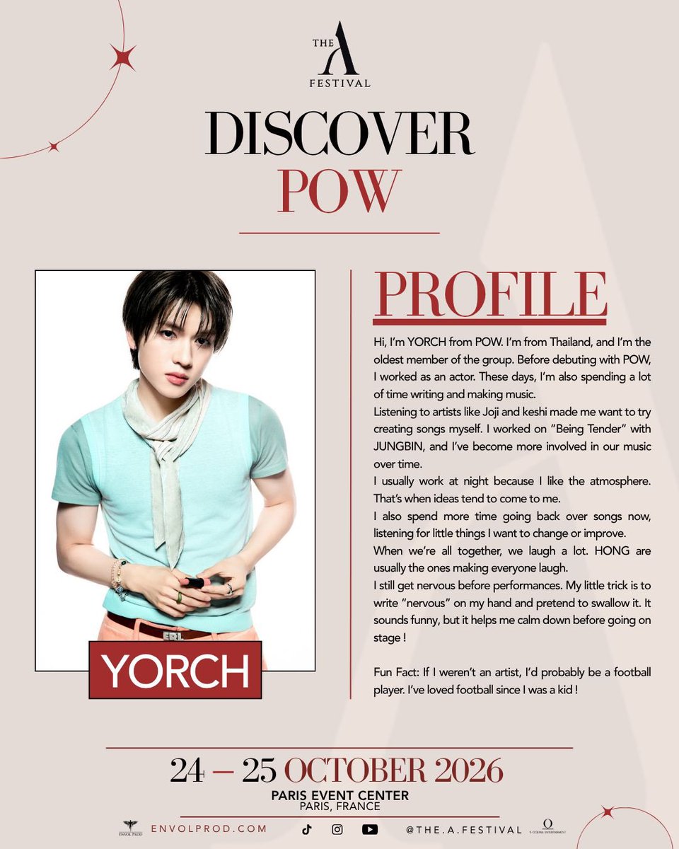 TheAFest's tweet photo. Get to know #POW (@POW_grid) a little better. 

Five members, five personalities — before we meet them in Paris. ❤️ https://t.co/HZUTmGWsVQ