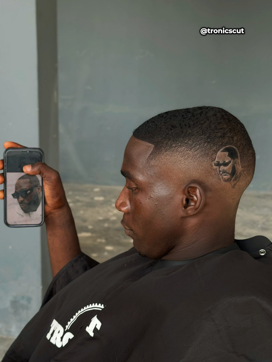 tronicscut's tweet photo. Davido’s Portrait hair design, @davido ❤️💡 https://t.co/1iMSKbDvjU