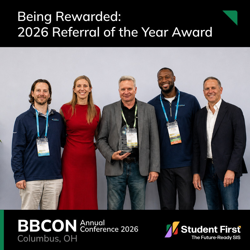 StudentFirstSIS's tweet photo. BBCON 2026 has wrapped, and we're still thinking about everyone who stopped by our booth in Columbus this week. We're already looking forward to where we'll show up together with Blackbaud next.

For more info, see the first reply👇🏽

#StudentFirstSIS #HigherEd #bbcon https://t.co/LEiAh8E6uy