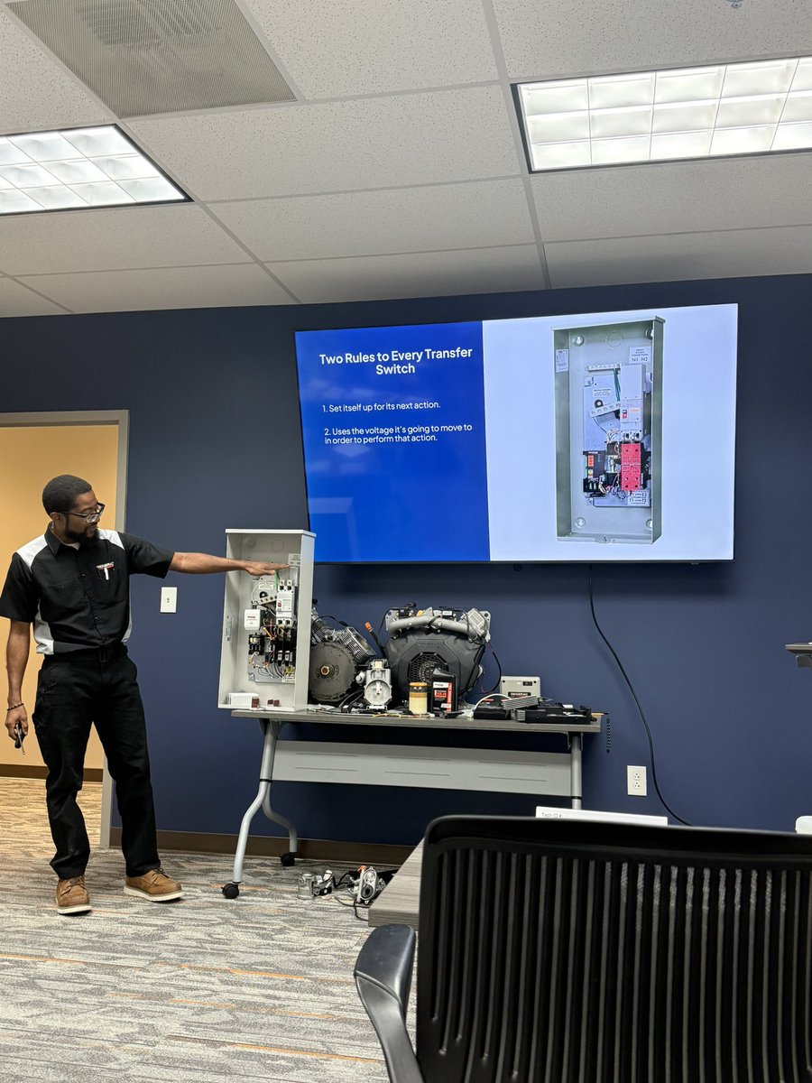 MisterSparkyNC's tweet photo. Mister Sparky Generac Generator training this week - bringing our customers the most up to date generator knowledge! #generators #mistersparky #wiseelectriccontrol #generac https://t.co/XYURXmvvsV